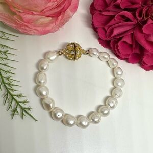 NEW⚜️Freshwater Pearl Hand Wired Bracelet